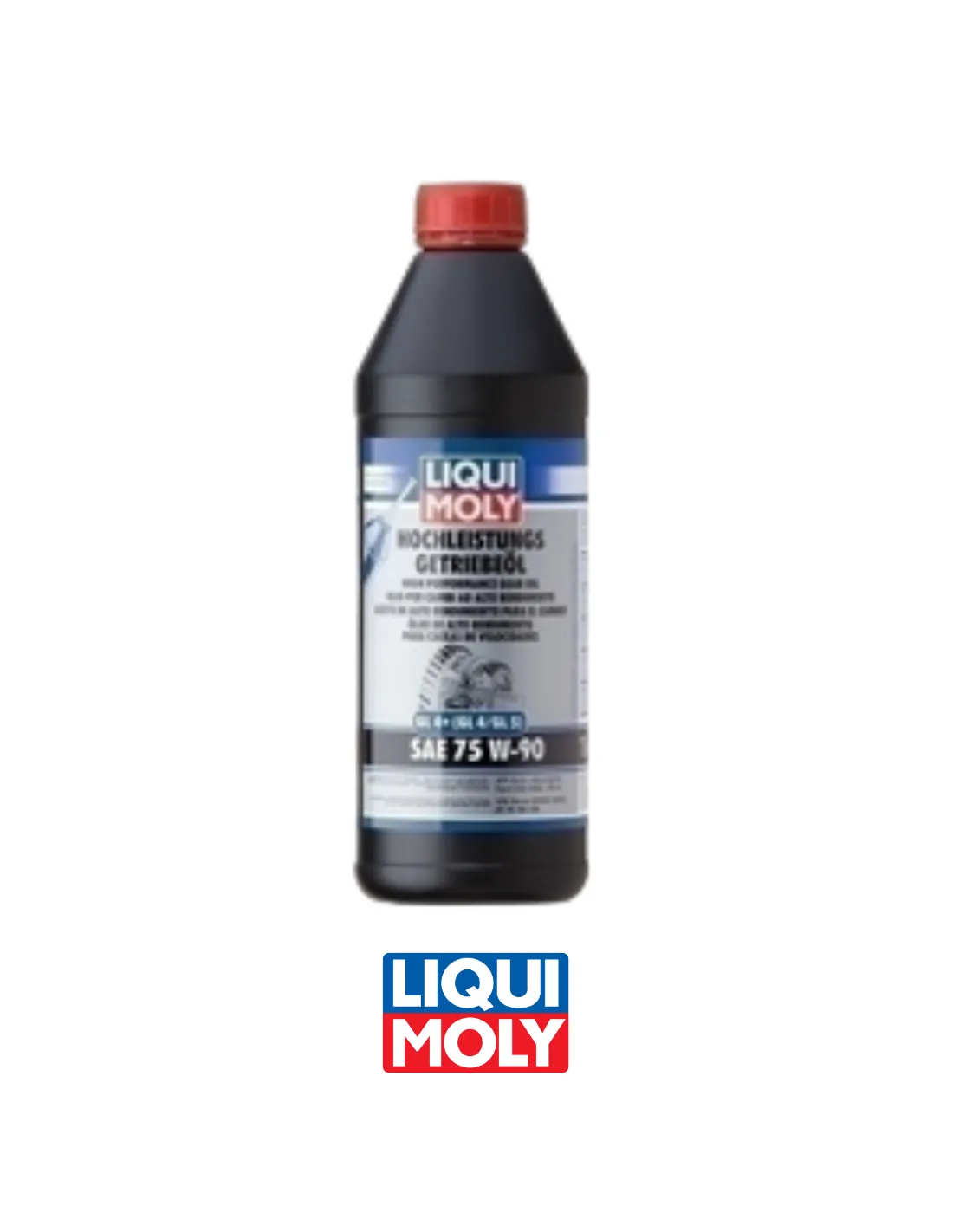 LIQUI MOLY-HOCHLEISTNGS-GETRIEBEÖL (GL4+) SAE 75W-90 - trasmisión mecánica - 1 Lt.