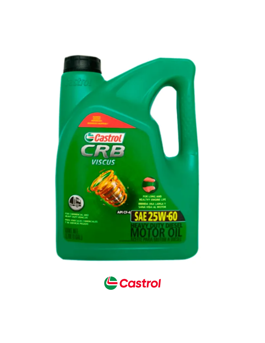 CASTROL CRB VISCUS 25W-60 - 4 Lt. aceite mineral