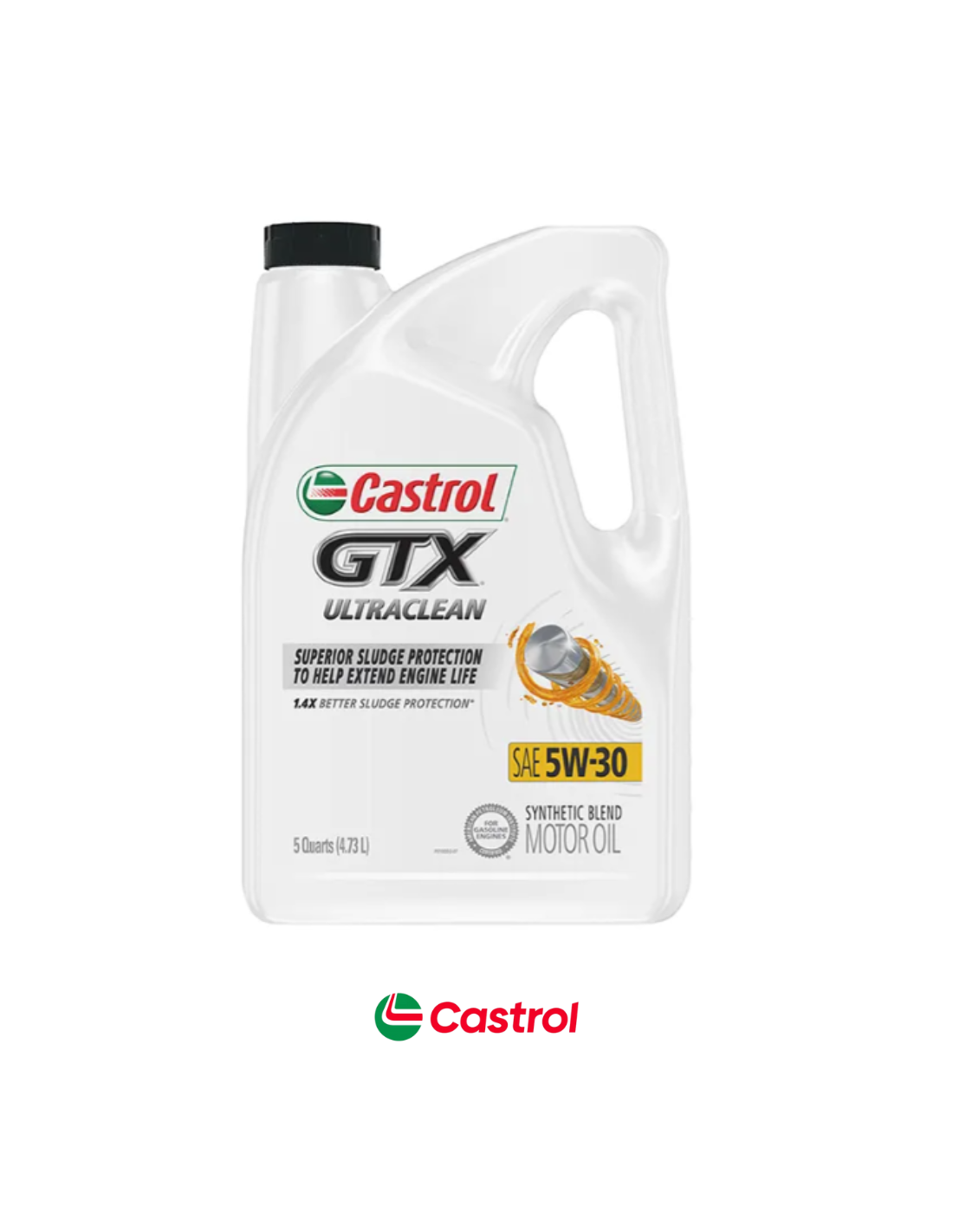 CASTROL GTX ULTRACLEAN 5W-30 - 4.73 Lt. semi sintético