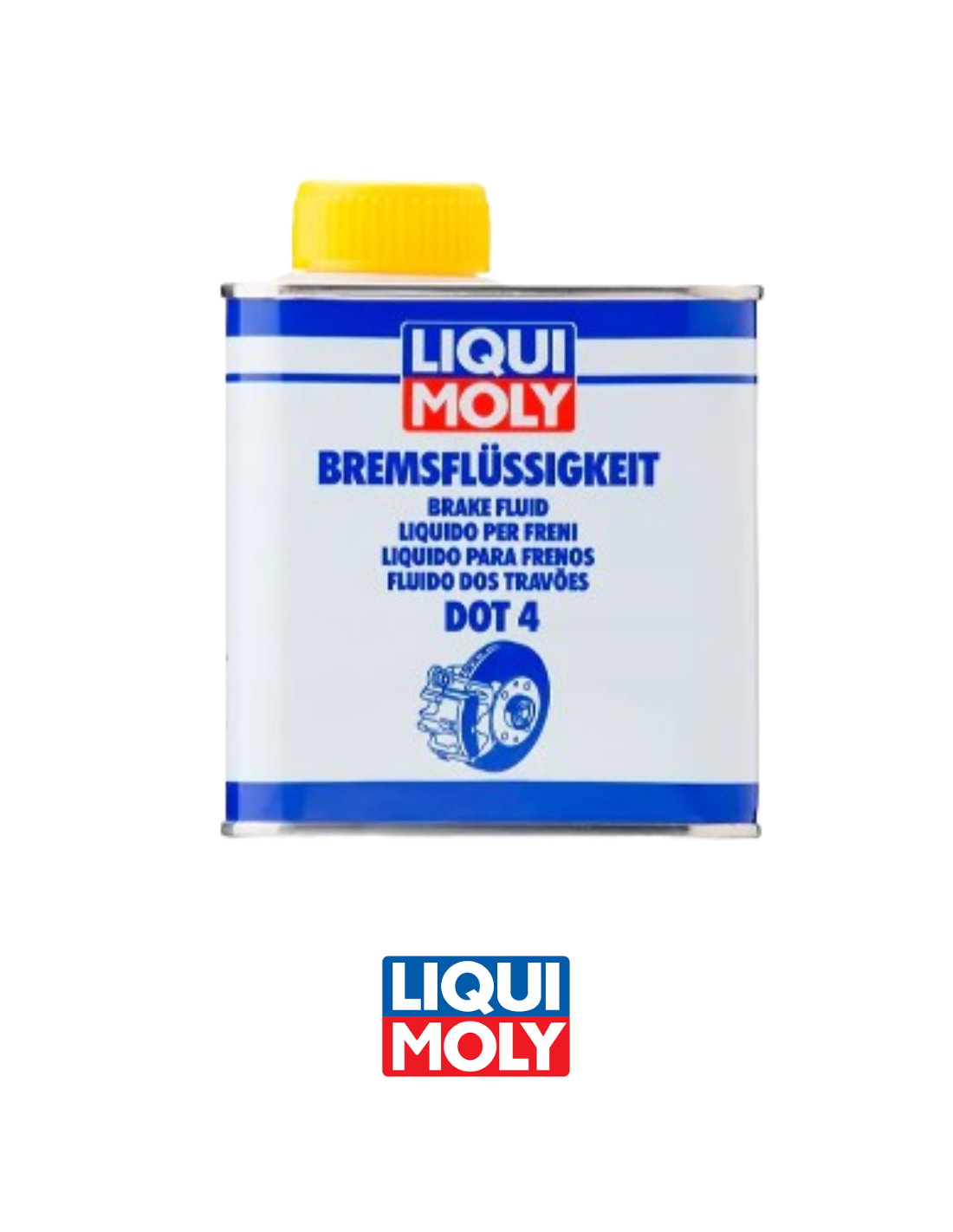 LIQUI MOLY BRAKE FLUID DOT 4 - líquido para freno - 500ml.
