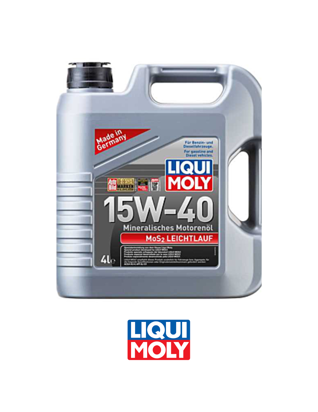LIQUI MOLY MOS2 LEICHTLAUF 15W-40 - 4 Lt.