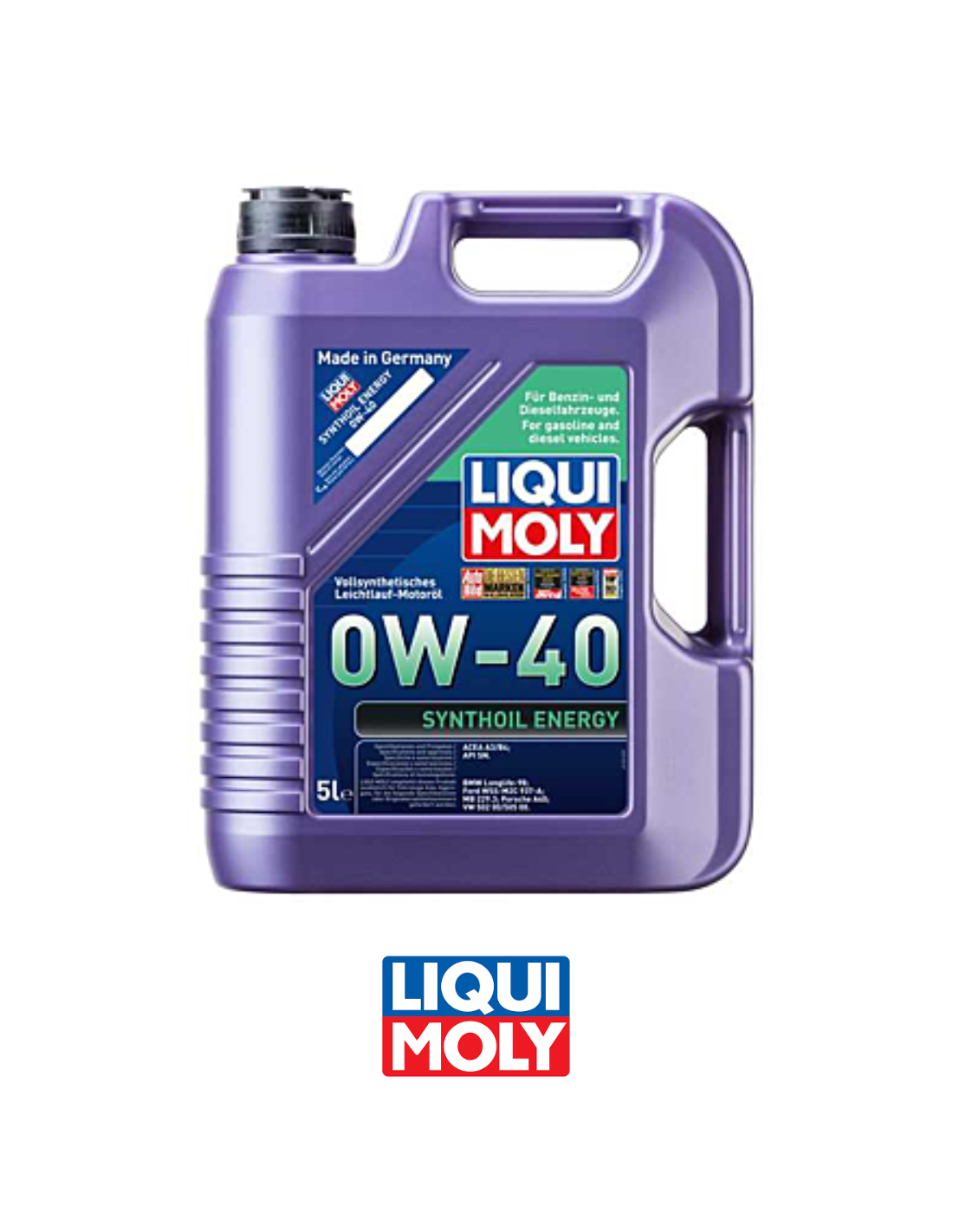 LIQUI MOLY SYNTHOIL ENERGY 0W-40 - 5 Lt.