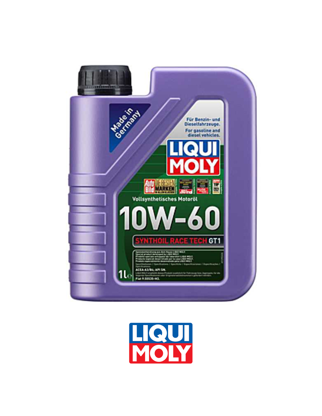 LIQUI MOLY SYNTHOIL RACE TECH GT1 10W-60 - 1 Lt.