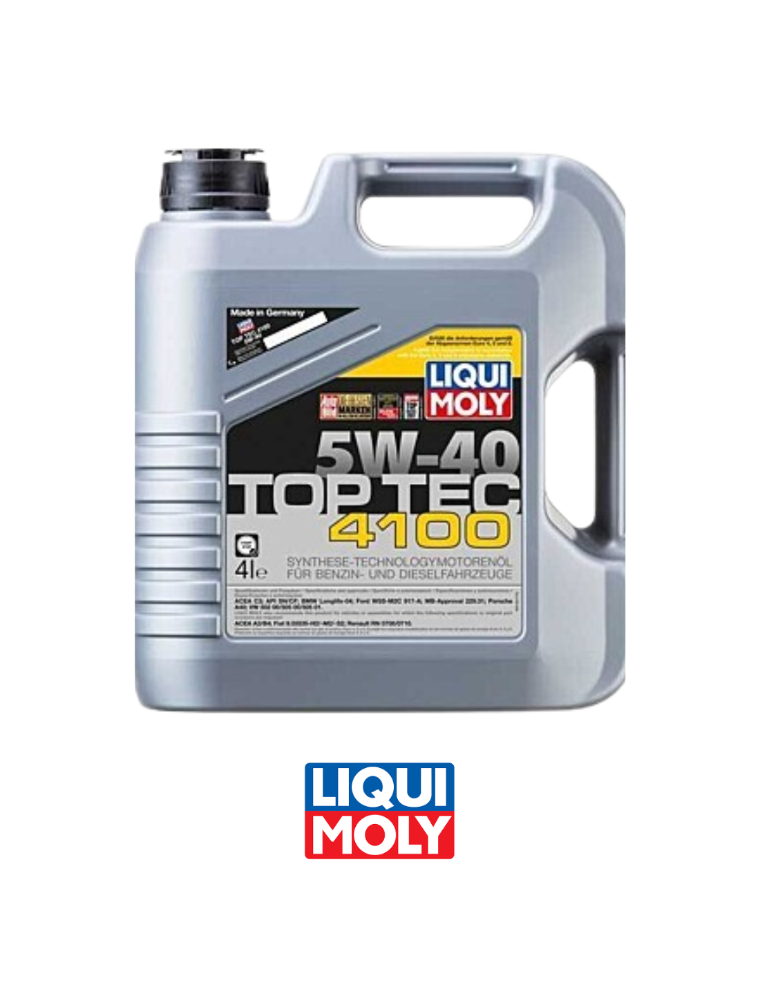 LIQUI MOLY TOP TEC 4100 5W-40 - 4 Lt.