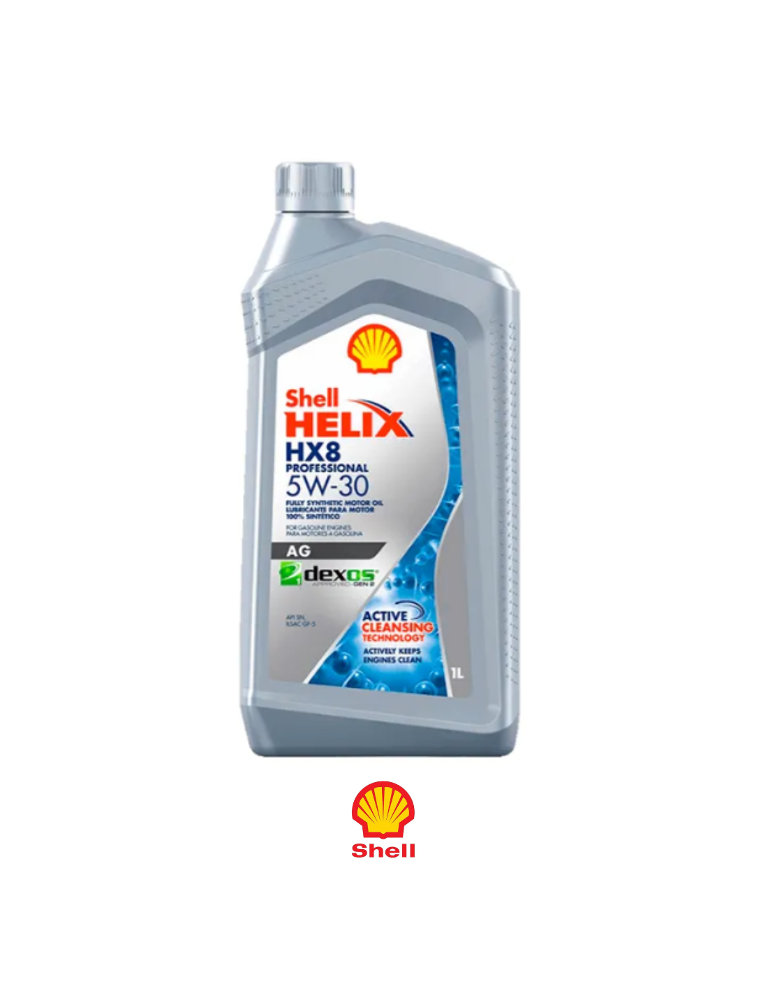 SHELL HELIX HX8 5W-30 AG - SINTETICO - 1 Lt.
