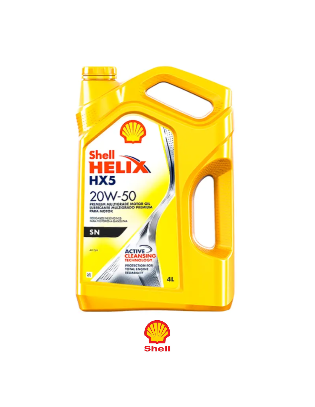 SHELL HELIX HX5 SAE 20W-50 - MINERAL - 4 Lt.