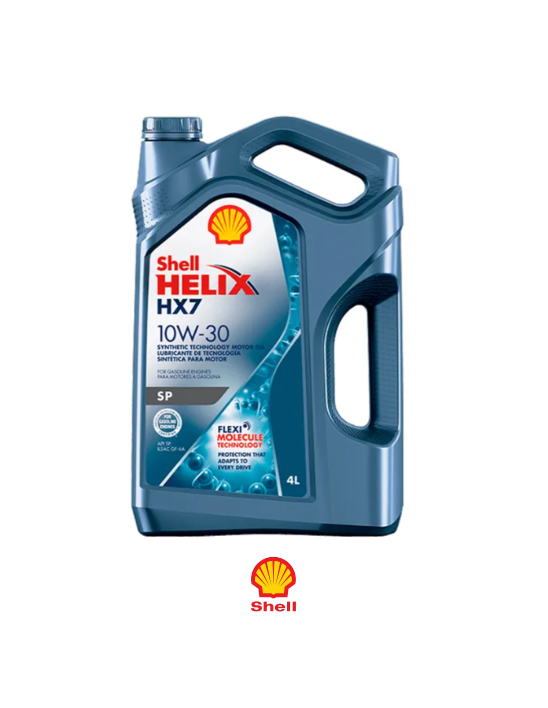 SHELL HELIX HX7 10W-30 -SEMI SINTETICO - 4 Lt.