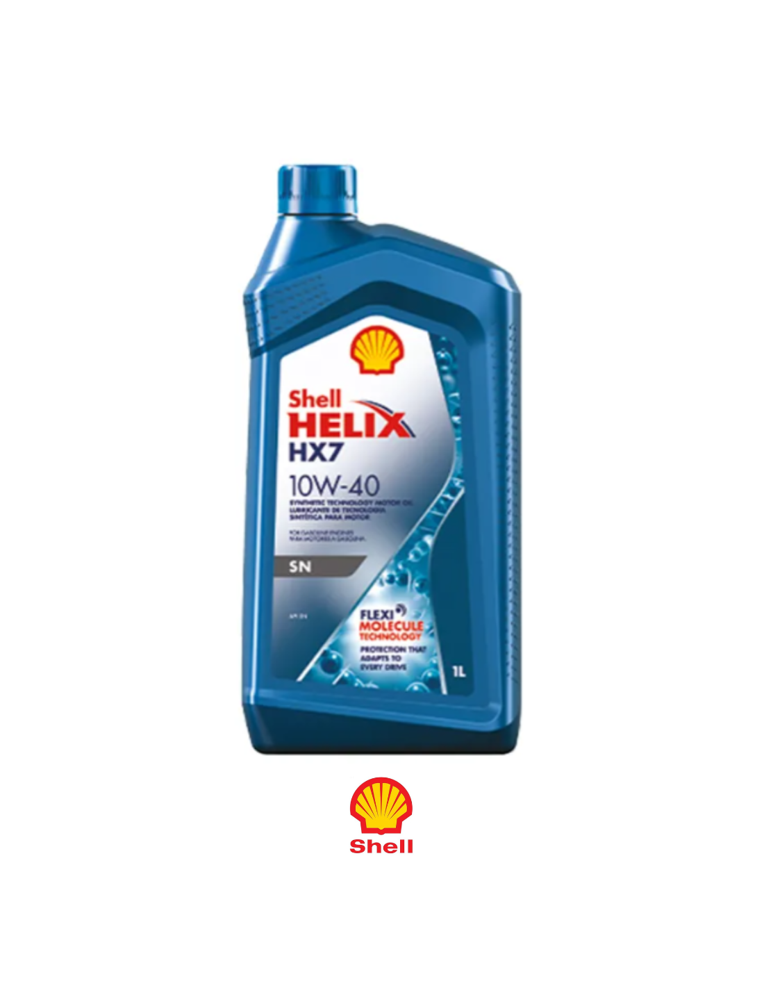 SHELL HELIX HX7 10W-40 -SEMI SINTETICO - 1 Lt.