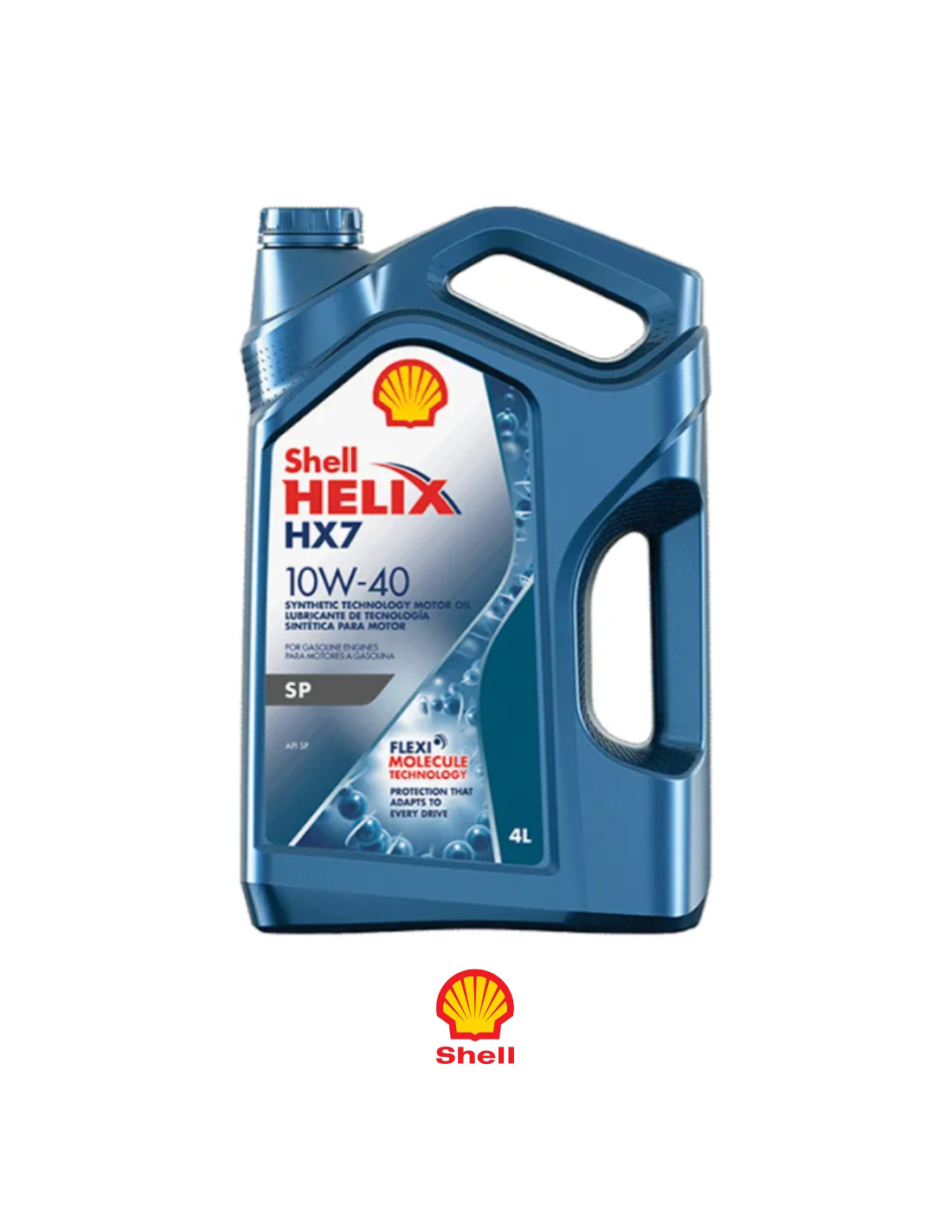 SHELL HELIX HX7 10W-40 -SEMI SINTETICO - 4 Lt.
