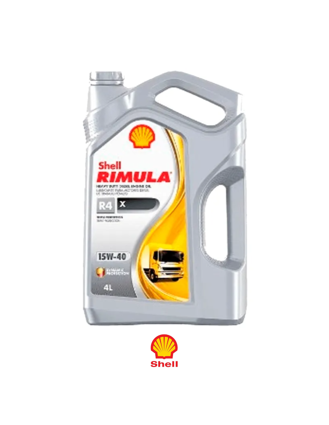 SHELL RUMULA R4 X 15W-40 - MINERAL - 4 Lt.